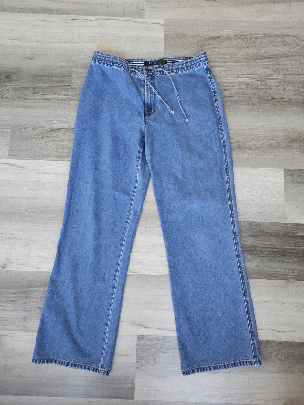 Vintage Y2K Laundry Jeans by Shelli Segal - Wide Leg - Size L